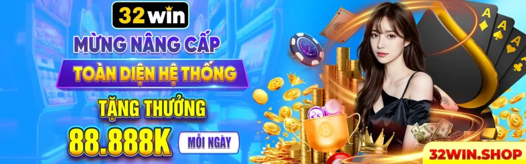 32vin32 tặng thưởng nạp đầu 100%